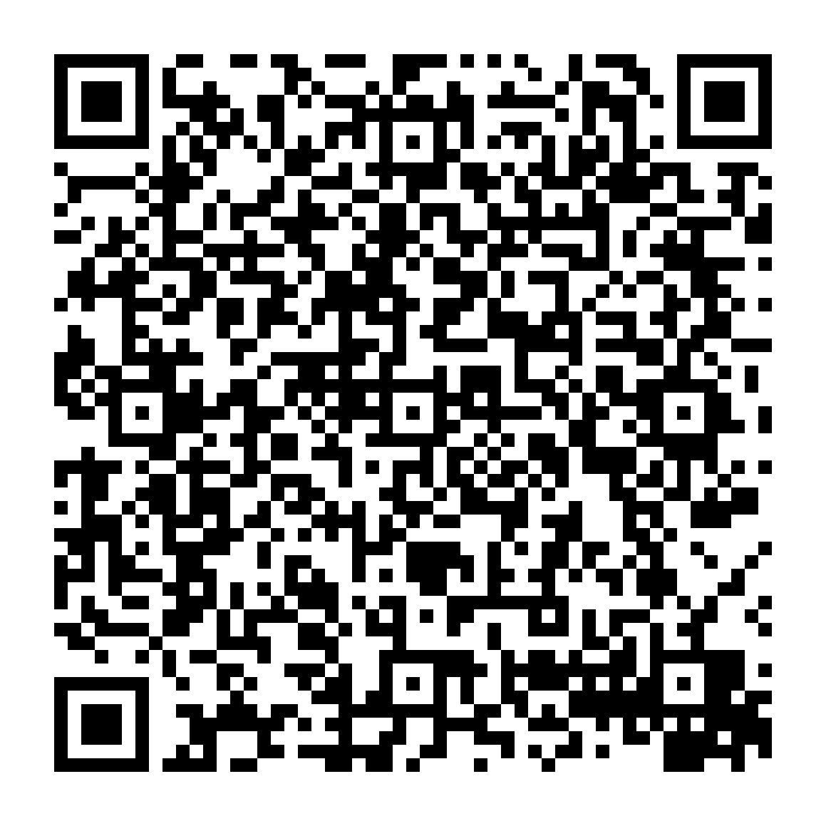 QR-kód Bidnay Dániel névjegyével